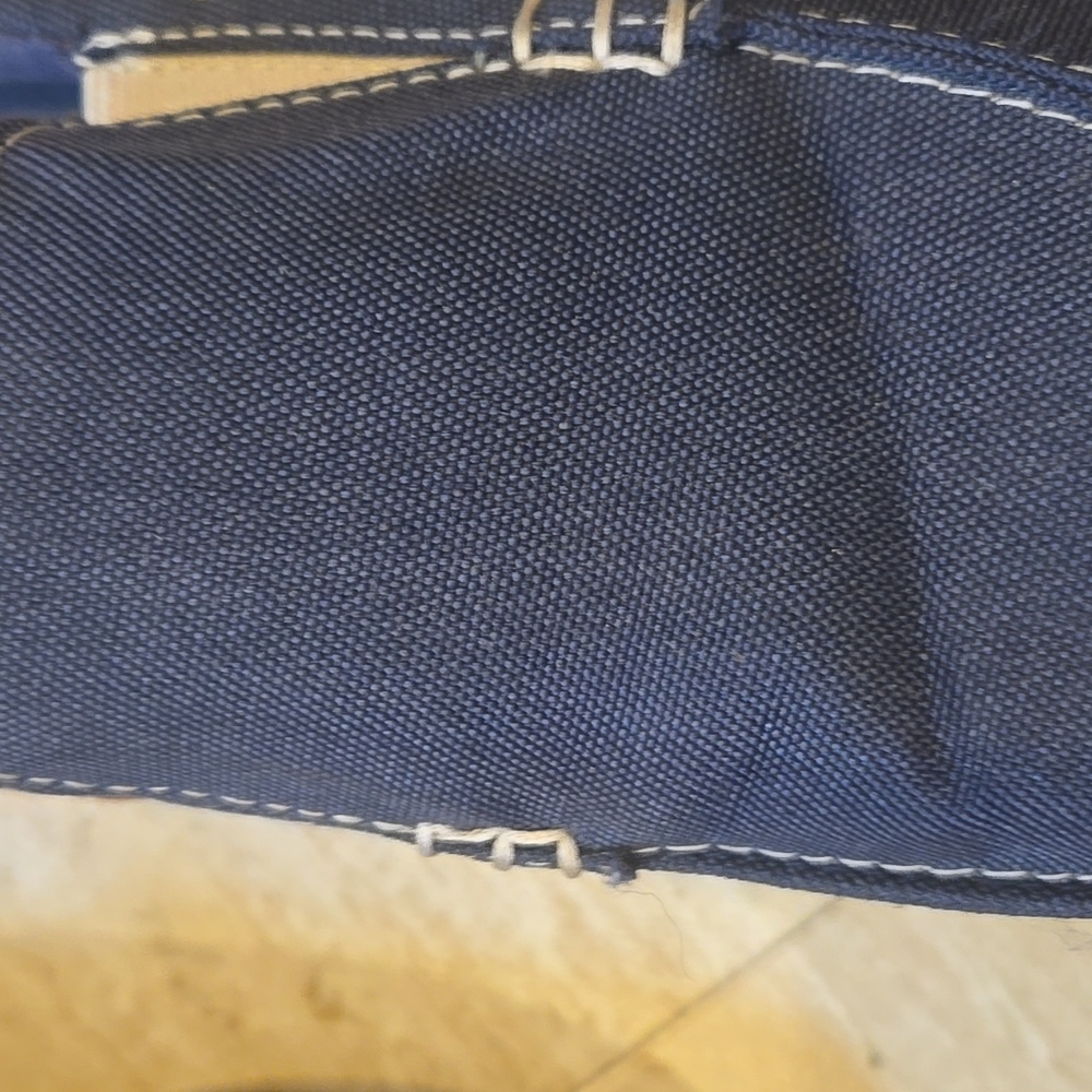 CROCS Unisex Blue Canvas Loafers/Boat Shoes - Picture 5 of 16